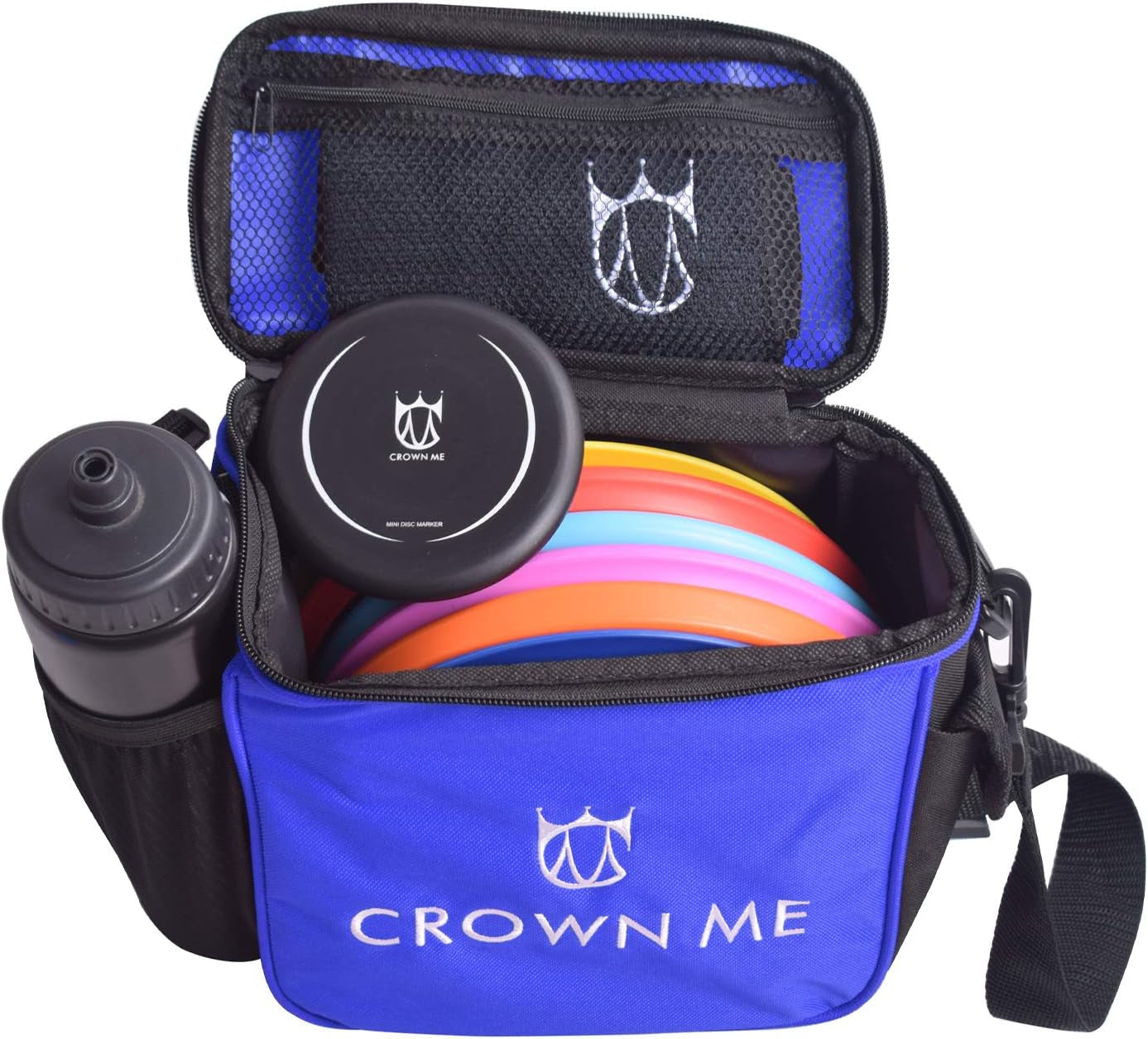 Disc Golf Starter Set,Disc Golf Set with 6 Discs, 1 Marker,1 Towel and Starter Disc Golf Bag Fairway Driver