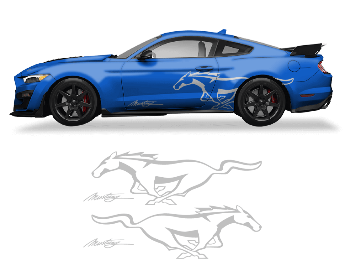 Ford Mustang Side Logo