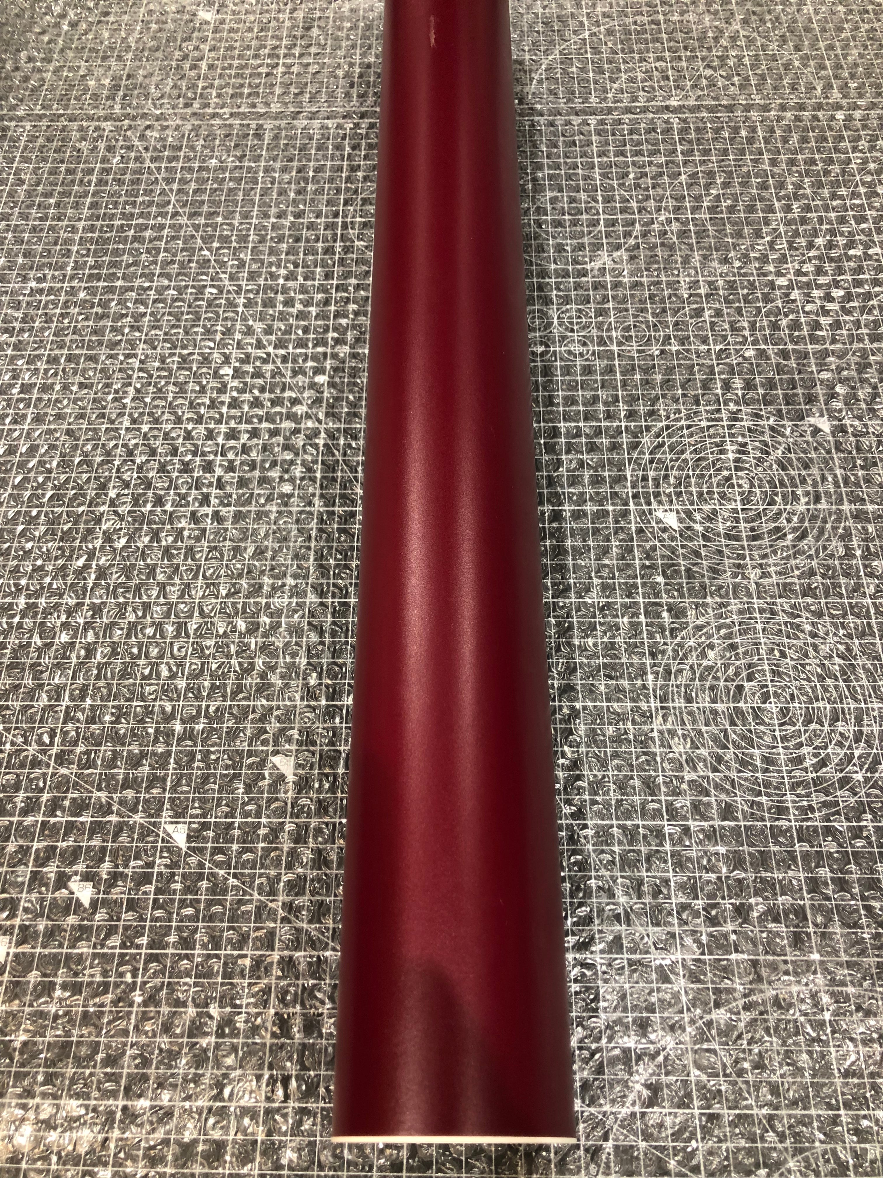 Matte Vinyl Roll 610mm Wide, Burgundy-0